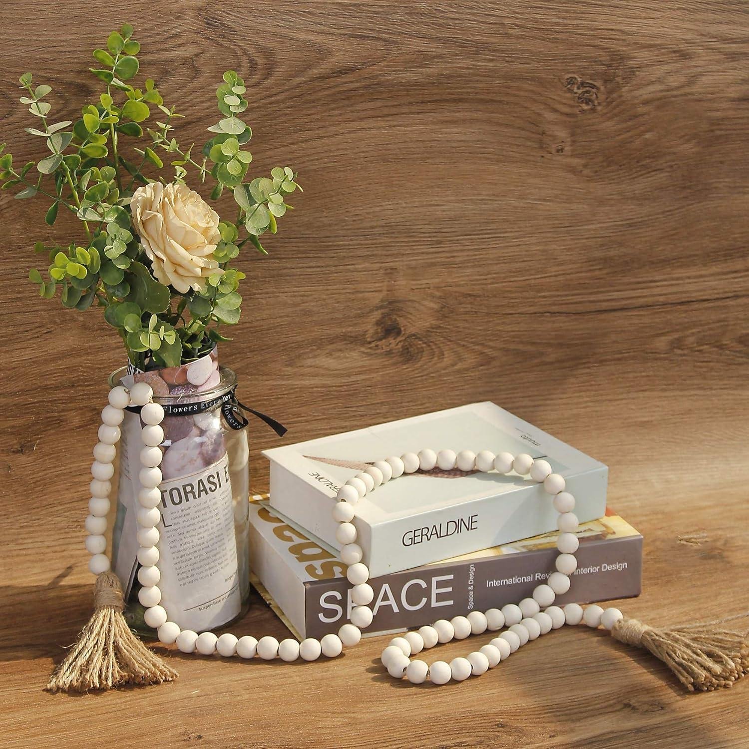 Rustic Charm: Our Review of the 58in Wood Bead Garland