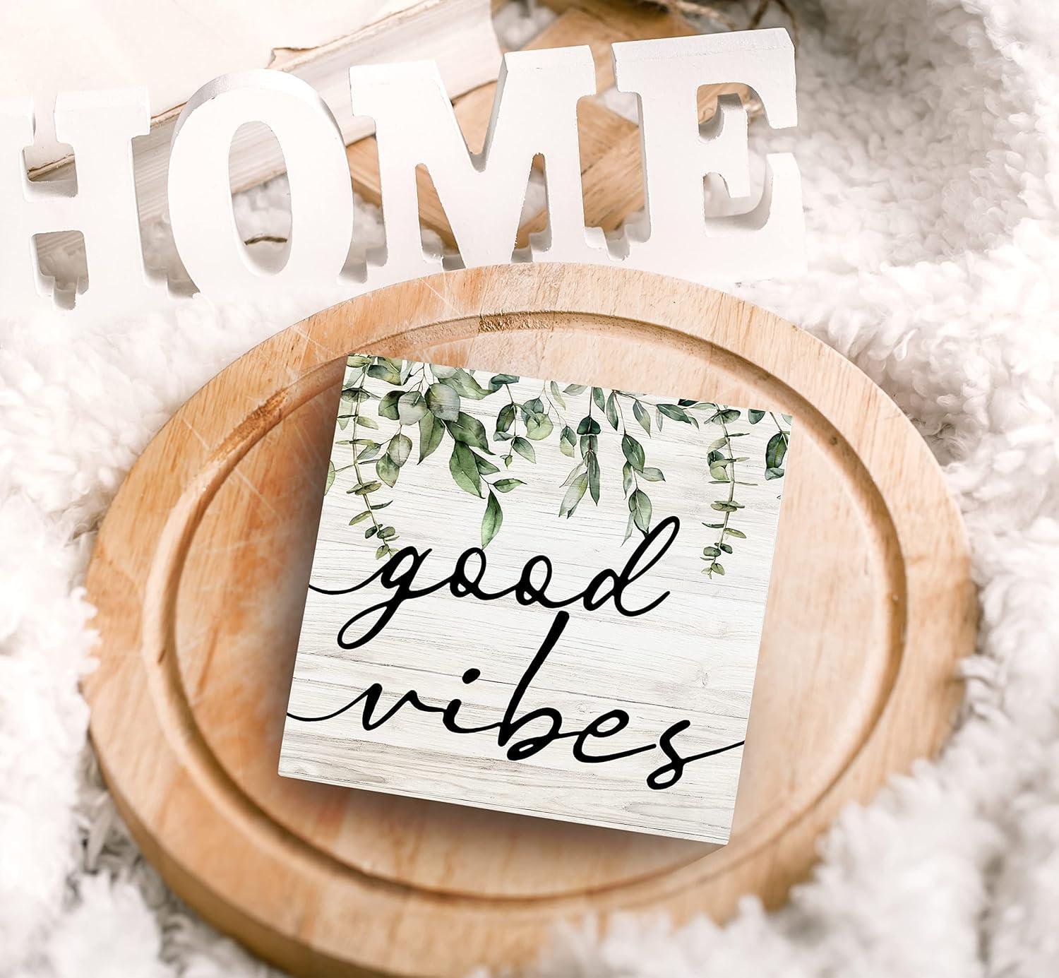 We Review: Rustic Eucalyptus Wooden Box Sign for Stylish Spaces