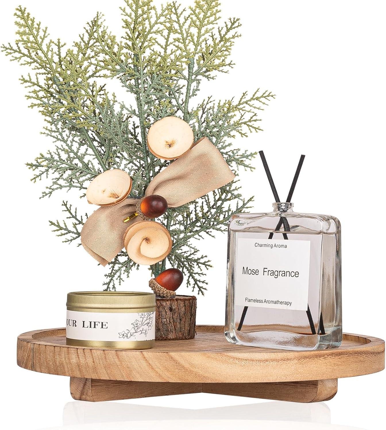 We Review: Farmhouse Wooden Tray for Stylish Organization