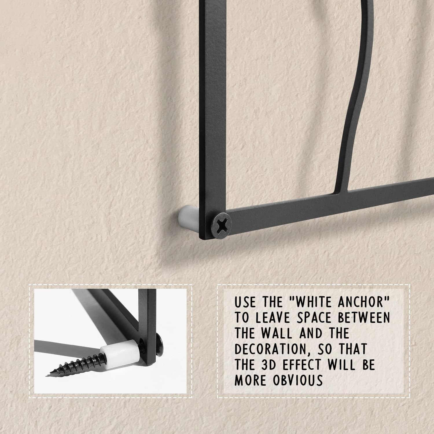 Transform Your Space with Pinetree Art's Modern 3D Metal Wall Decor