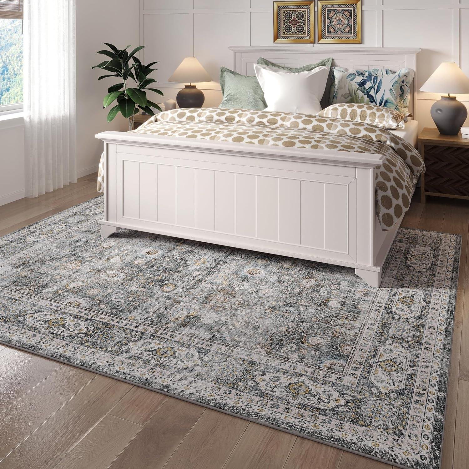 Why We Love the Rugcomf 8x10 Washable Boho Rug for Our Home