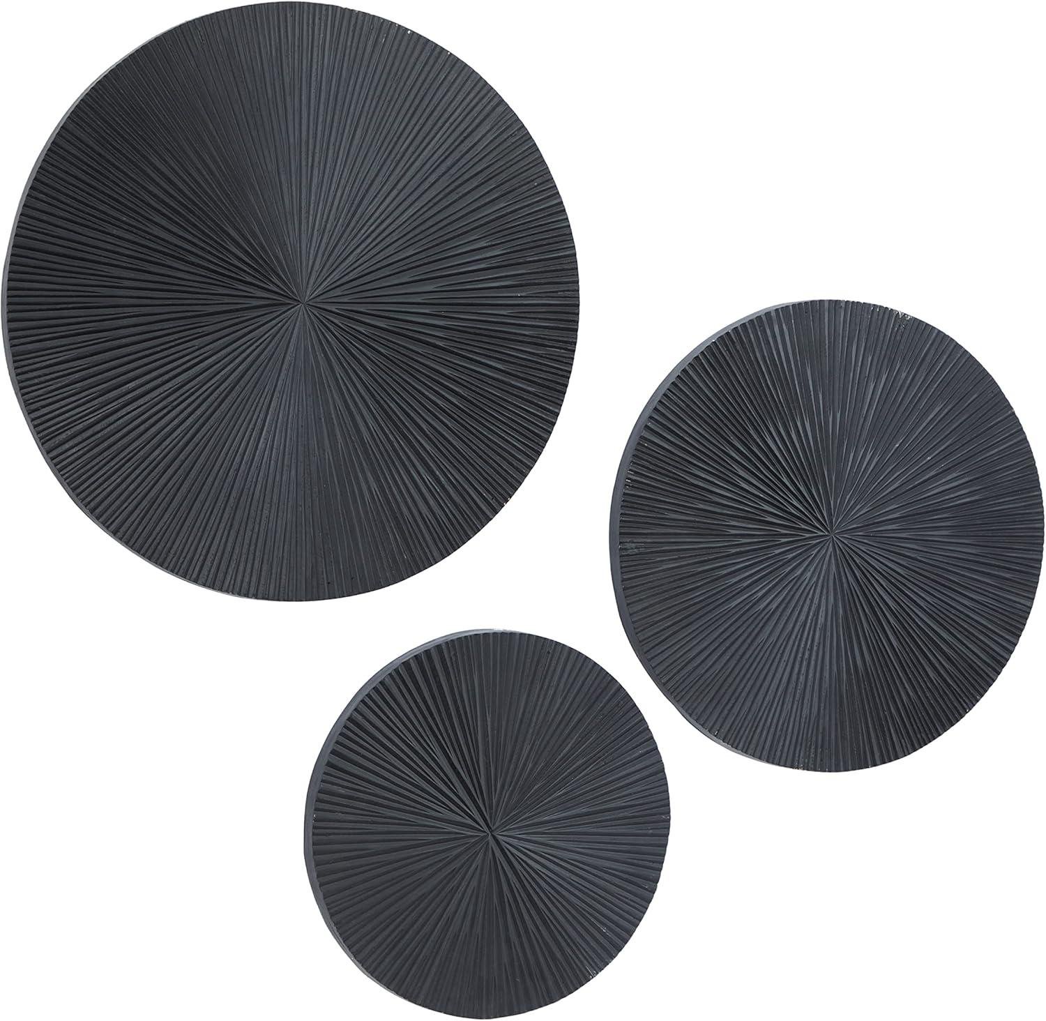 Our Review of CosmoLiving's Black Wooden Radial Wall Sculpture Set