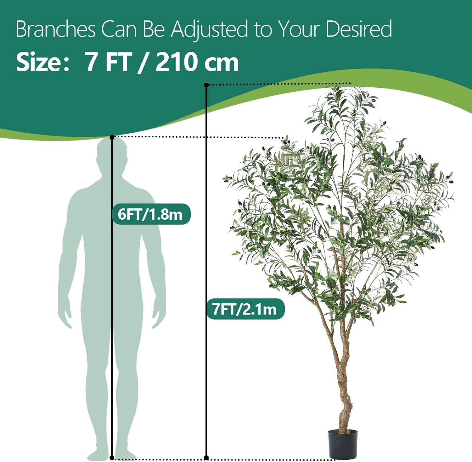 Our Honest Take on the 7FT Realistic Olive Tree for Home Decor