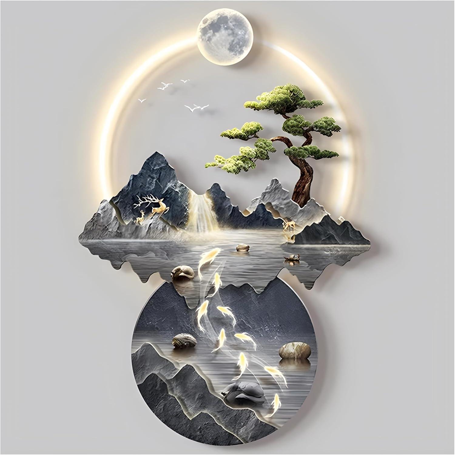 Our Review of SQXLXDD 3D LED Wall Art: Stylish & Versatile Decor