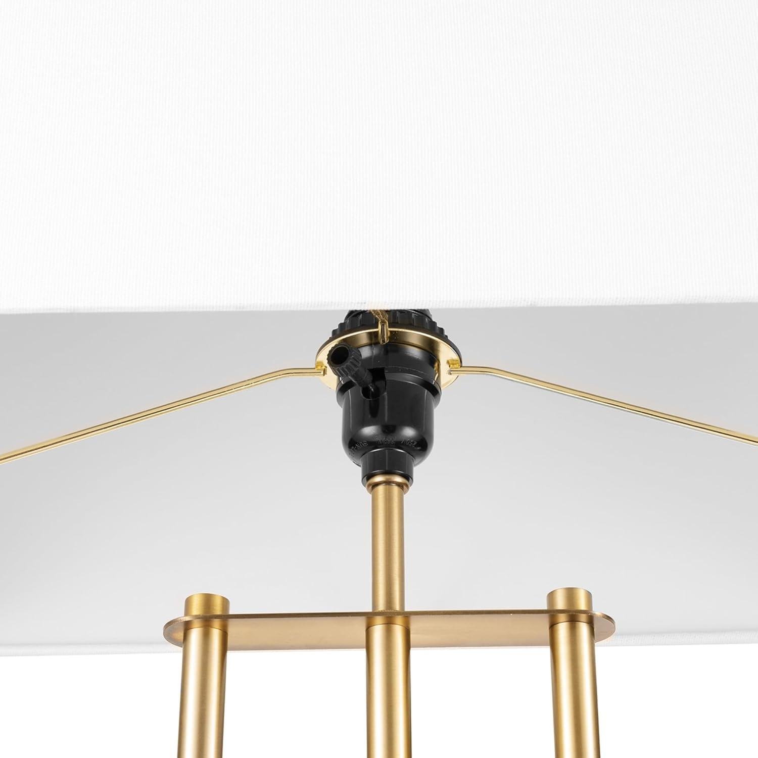 Our Review: GLOBE Electric x Novogratz Matte Brass Floor Lamp