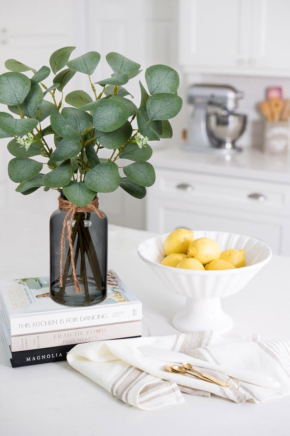 Elevating Home Décor: Our Review of Briful's Lifelike Eucalyptus Arrangement