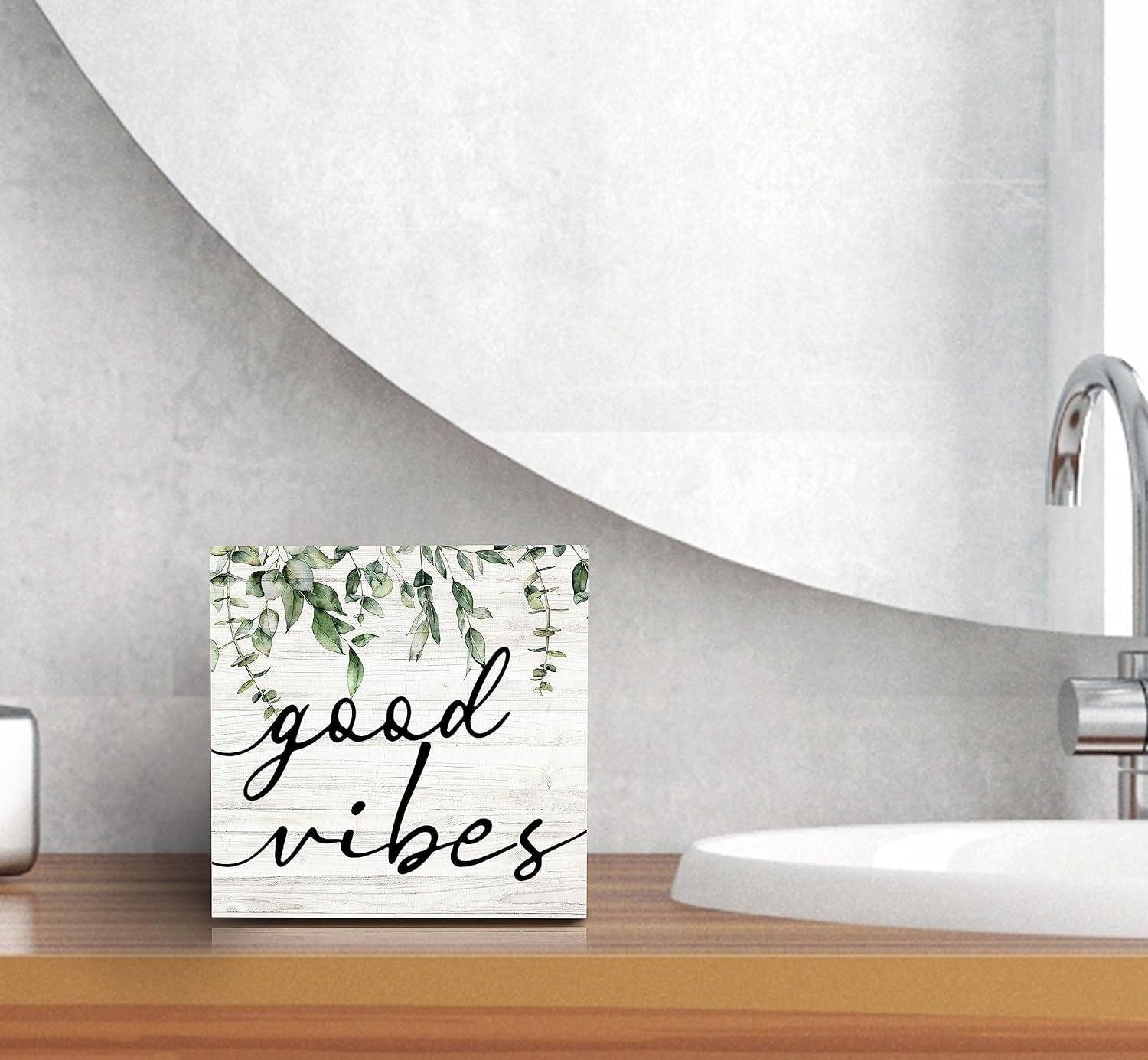 We Review: Rustic Eucalyptus Wooden Box Sign for Stylish Spaces