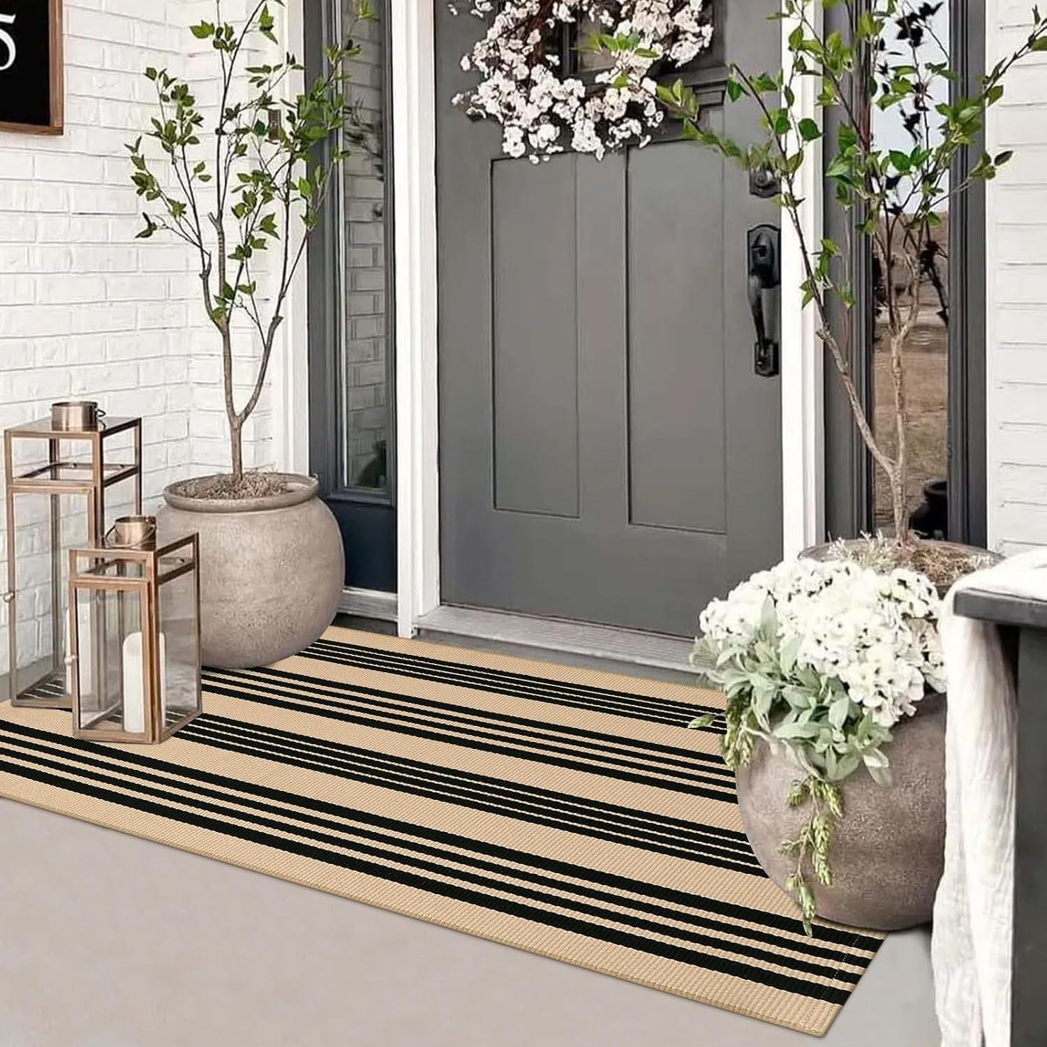 We Tested the Perfect Fall Entryway Rug: Stylish & Practical