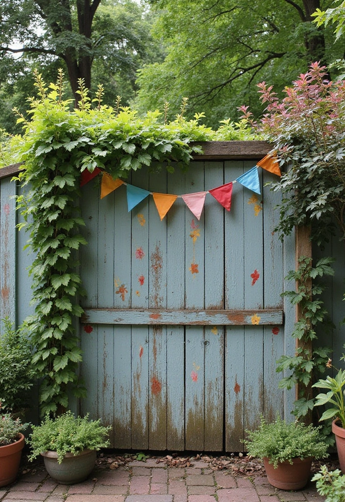 Over the Garden Wall Wallpaper: 12 Cozy Outdoor Decor Ideas to Elevate Your Space - 10. Decorative Garden Fencing