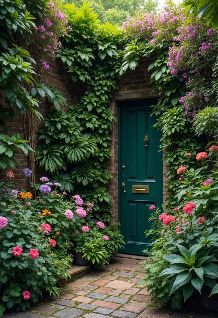 Over the Garden Wall Wallpaper: 12 Cozy Outdoor Decor Ideas to Elevate Your Space - 12. Lush Vertical Gardens