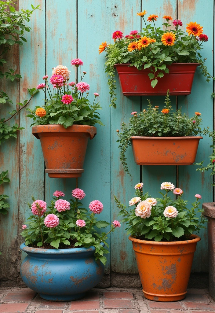 Over the Garden Wall Wallpaper: 12 Cozy Outdoor Decor Ideas to Elevate Your Space - 5. Lush Container Gardens