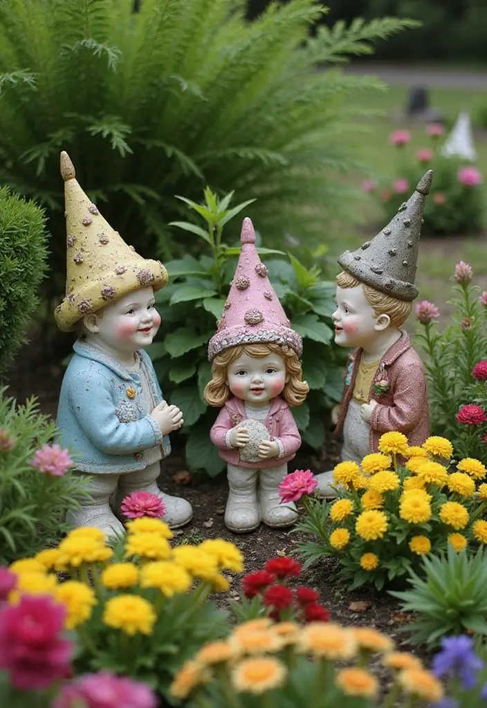 Over the Garden Wall Wallpaper: 12 Cozy Outdoor Decor Ideas to Elevate Your Space - 7. Playful Garden Statues