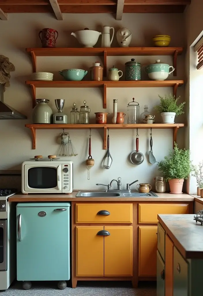 10 Stunning Kitchen Ideas for Apartments That'll Blow Your Mind! - 8. Vintage Accents