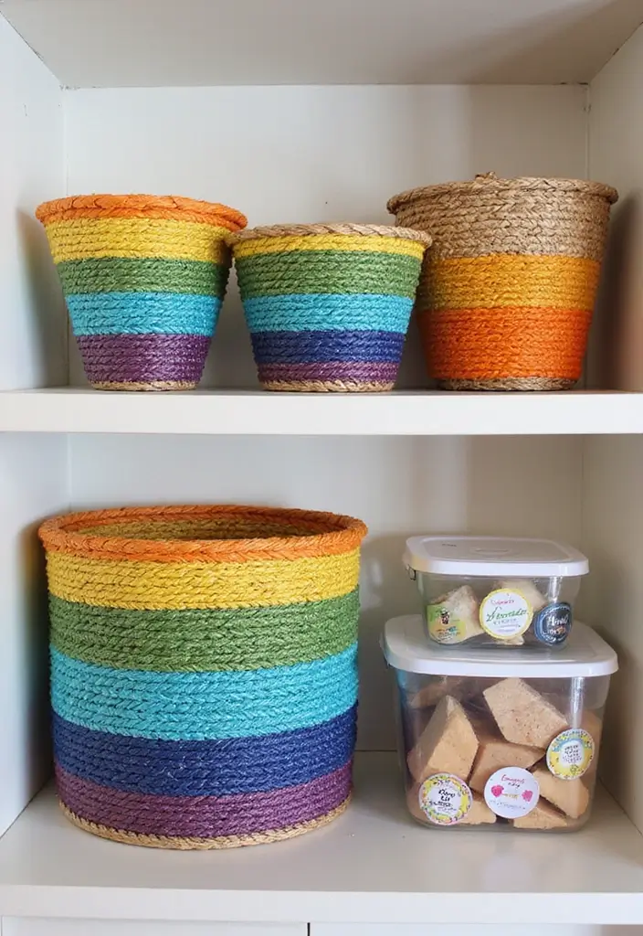 10 Toca Boca Kitchen Ideas That Will Transform Your Cooking Space! - 1. Rainbow Storage Solutions