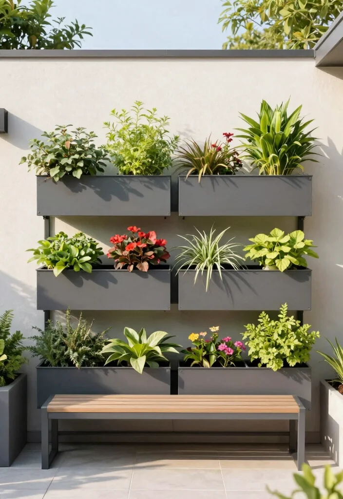 12 Stunning Vertical Planter Ideas That'll Transform Your Backyard into a Green Oasis! - 12. Modular Vertical Planters: Customizable Solutions 1