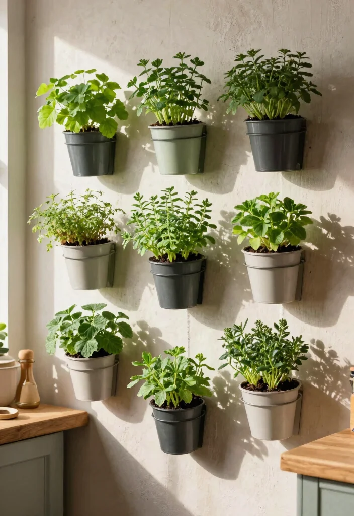 12 Stunning Vertical Planter Ideas That'll Transform Your Backyard into a Green Oasis! - 7. Vertical Herb Garden: Culinary Delight 1