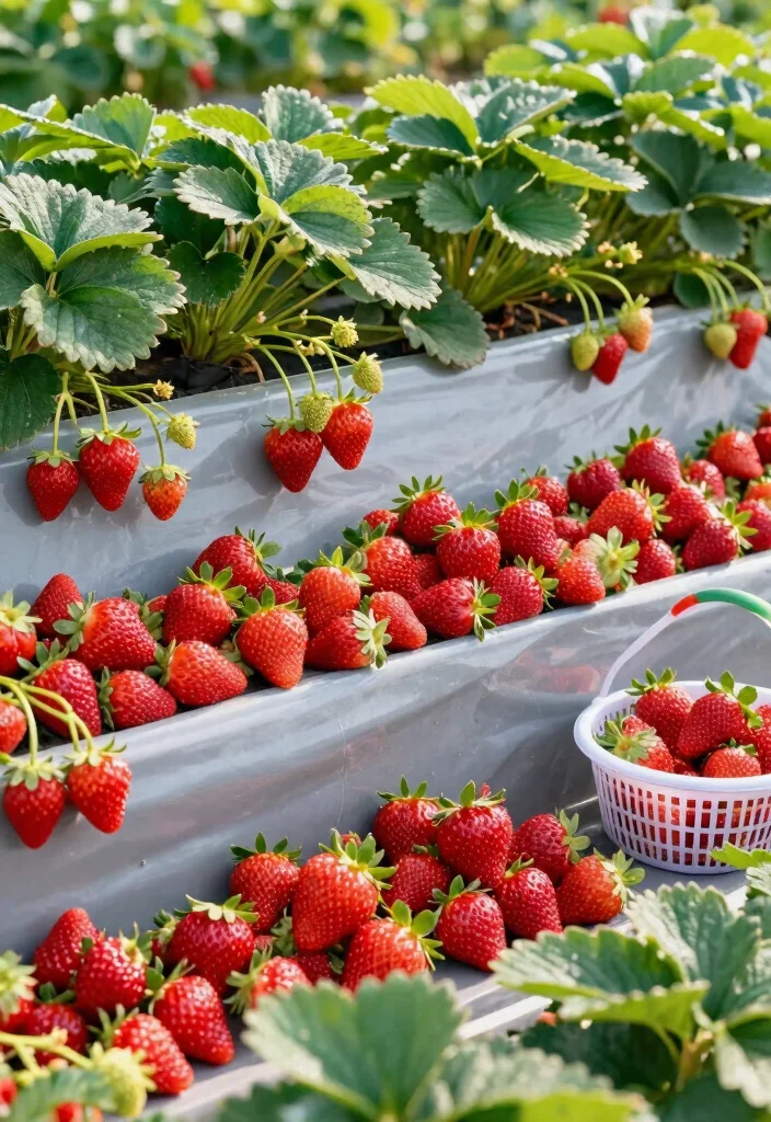 12 Stunning Vertical Planter Ideas That'll Transform Your Backyard into a Green Oasis! - 9. Vertical Strawberries: Sweet Harvest 1