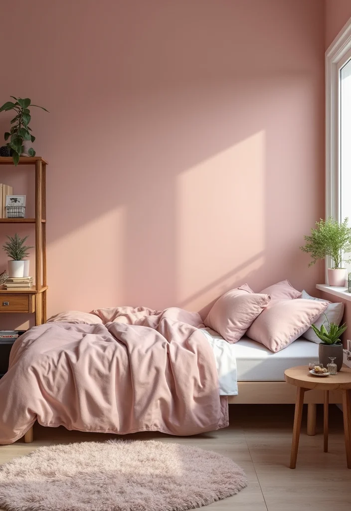 15 Dorm Room Colors That Will Transform Your Space Into a Cozy Oasis (You Won't Believe #9!) - 11. Dusty Rose 1