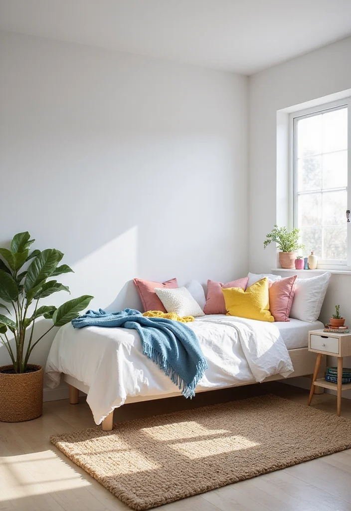 15 Dorm Room Colors That Will Transform Your Space Into a Cozy Oasis (You Won't Believe #9!) - 12. Classic White 1