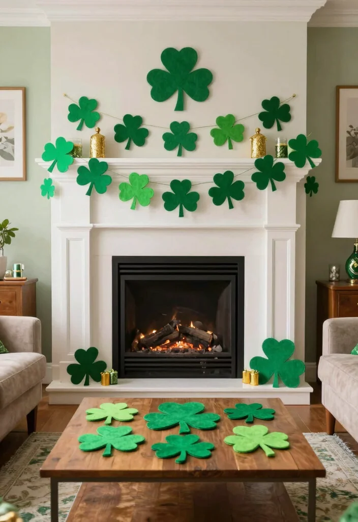 15 Seasonal DIY Projects That Will Make Your Home Shine for Every Holiday! - 10. St. Patrick's Day Shamrock Decor 1