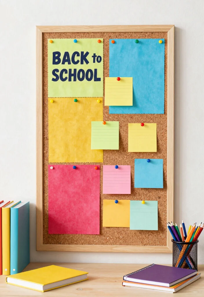 15 Seasonal DIY Projects That Will Make Your Home Shine for Every Holiday! - 14. Back-to-School Cork Board 1