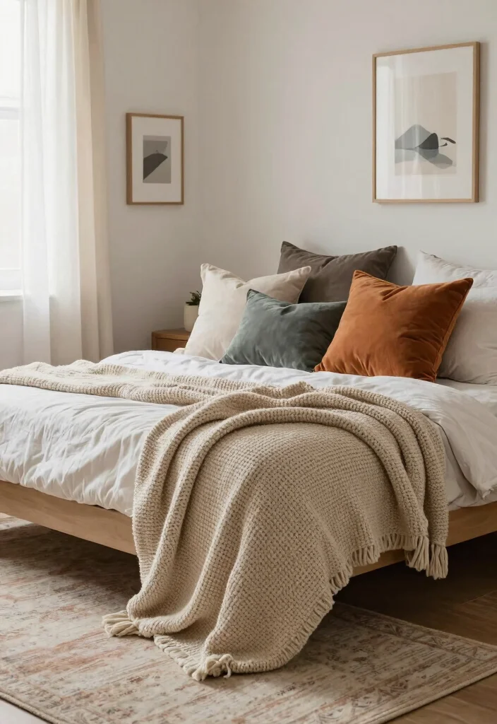 18 Budget-Friendly Bedroom Makeovers That Will Leave You Speechless (#10 Is a Game Changer!) - 5. Cozy Textiles Add Warmth 1