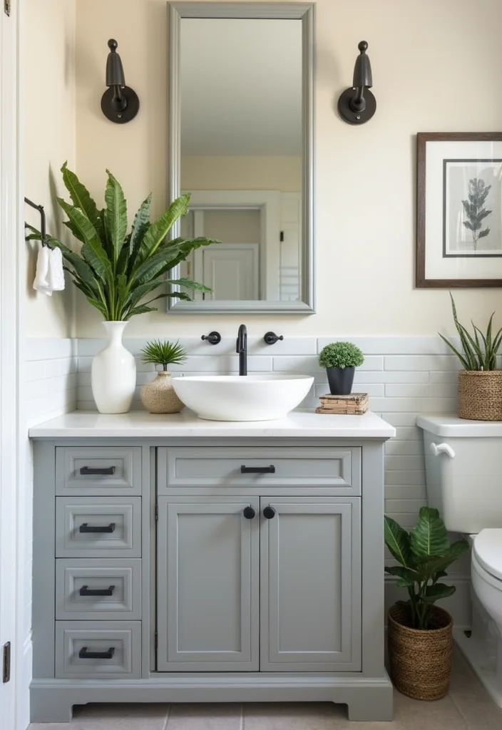 18 Stunning Bathroom Transformations Under $500 (You'll Be Shocked by #9!) - 10. Functional and Fabulous: A New Vanity 1