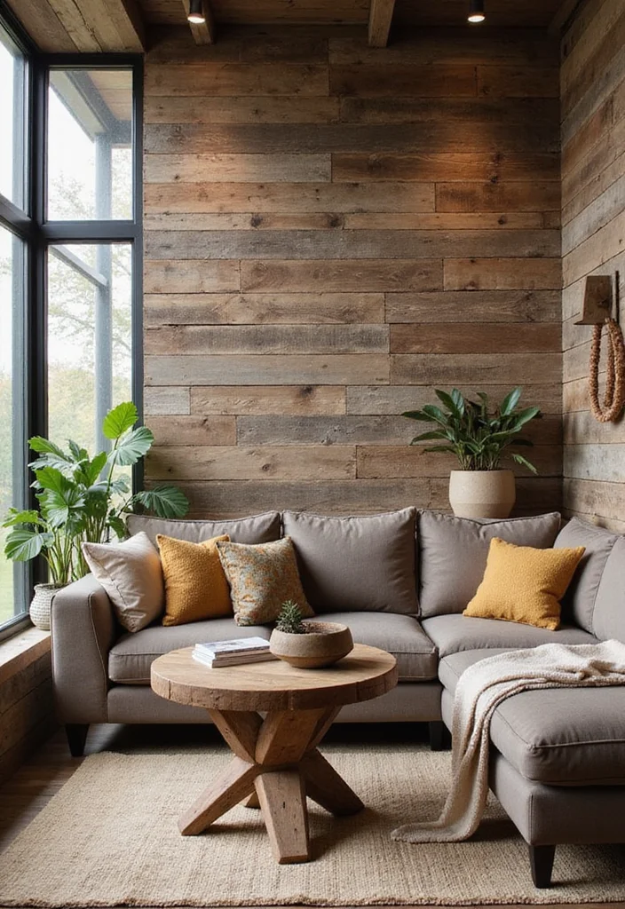 20 Cozy Living Room Ideas That'll Make You Never Want to Leave Home! - 17. Textured Walls