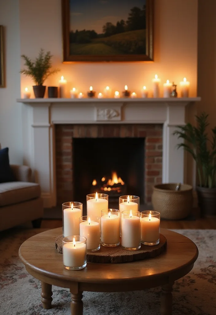 20 Cozy Living Room Ideas That'll Make You Never Want to Leave Home! - 18. Scented Candles