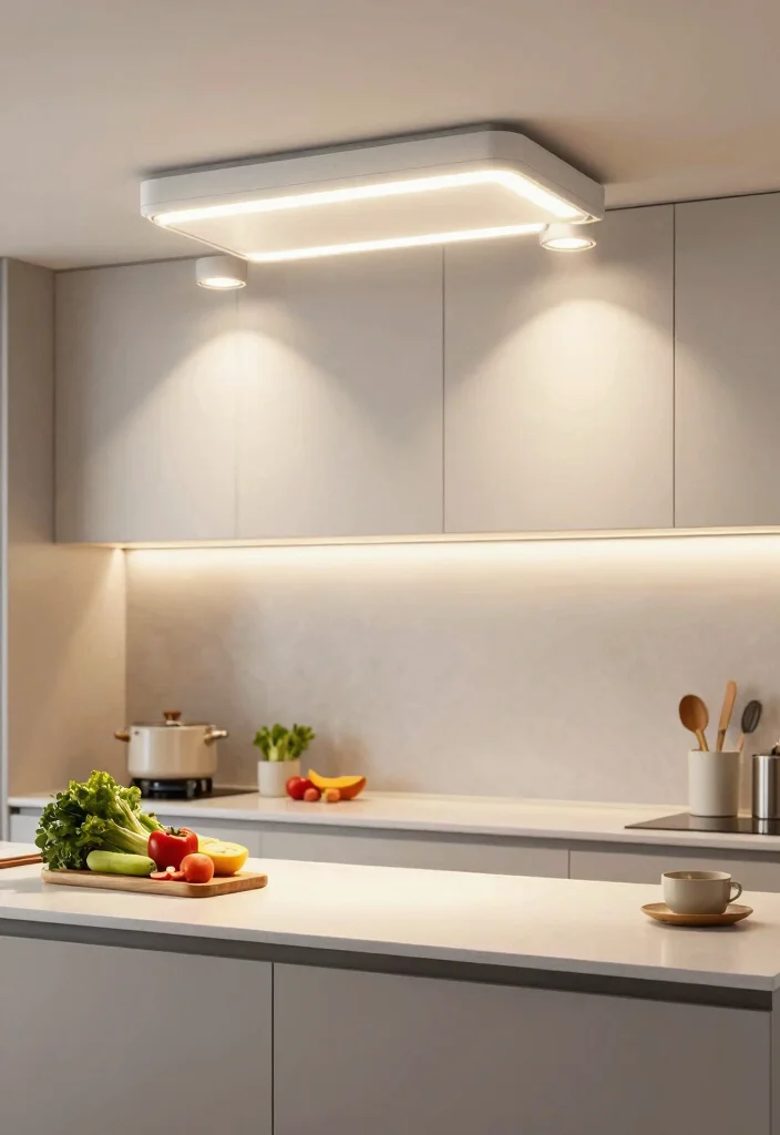20 Under-Cabinet Lighting Styles That Will Elevate Your Home Decor (Don't Miss #16!) - 15. Stylish Task Lighting 1