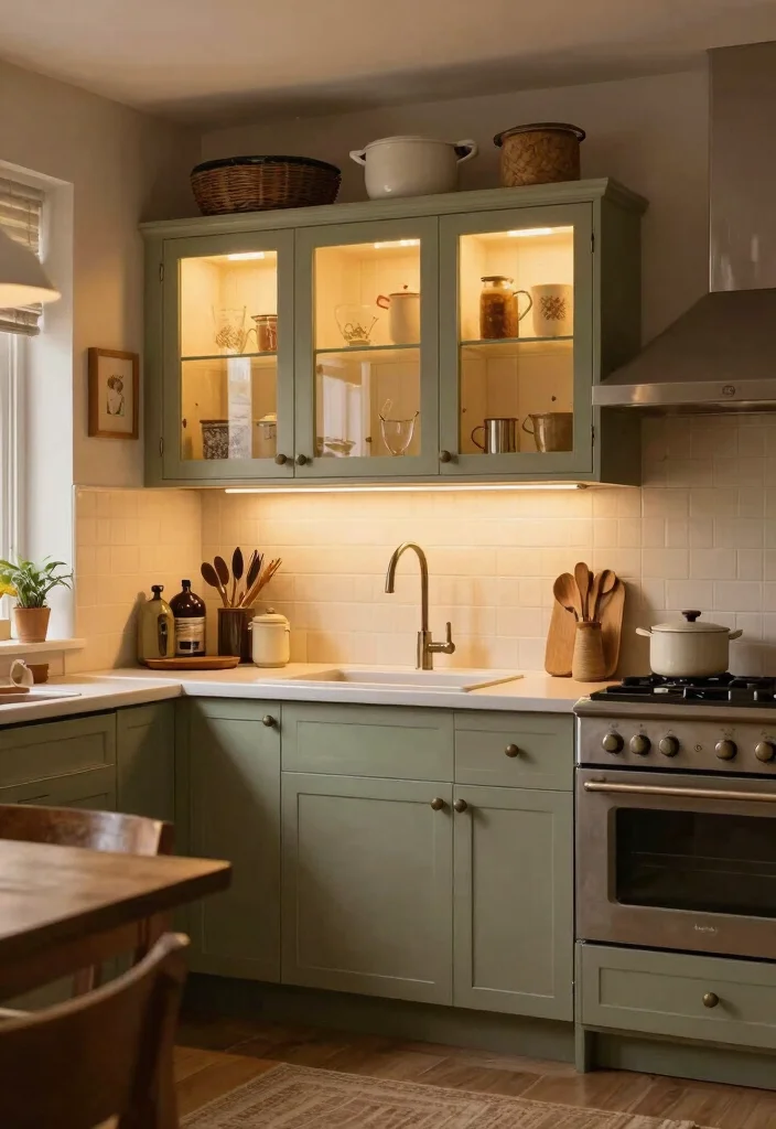 20 Under-Cabinet Lighting Styles That Will Elevate Your Home Decor (Don't Miss #16!) - 20. Vintage Fixtures 1