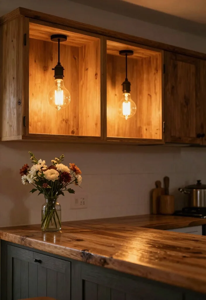 20 Under-Cabinet Lighting Styles That Will Elevate Your Home Decor (Don't Miss #16!) - 4. Vintage Edison Bulbs 1