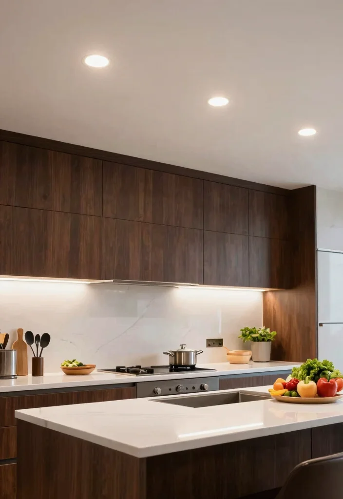 20 Under-Cabinet Lighting Styles That Will Elevate Your Home Decor (Don't Miss #16!) - 7. Recessed Lighting 1