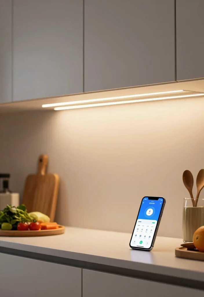 20 Under-Cabinet Lighting Styles That Will Elevate Your Home Decor (Don't Miss #16!) - 9. Smart Home Lighting Solutions 1
