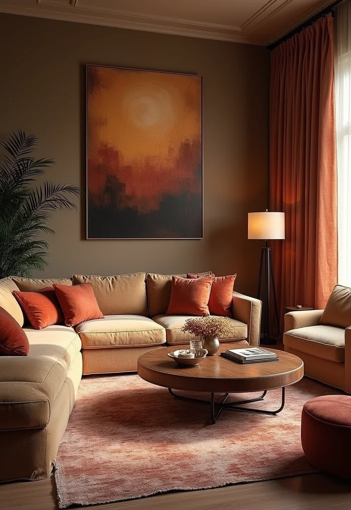 21 Cozy Living Room Ideas That'll Make You Want to Stay In Forever! - 9. Rich Fabrics