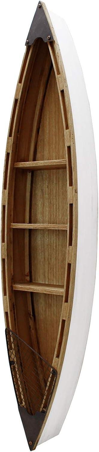 Our Review: Morning View 47″ Nautical Wood Boat Shelf Decor