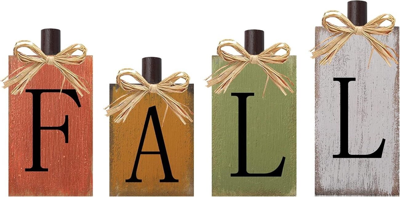 Our Autumn Picks: Farmhouse Wooden Fall Signs We Love