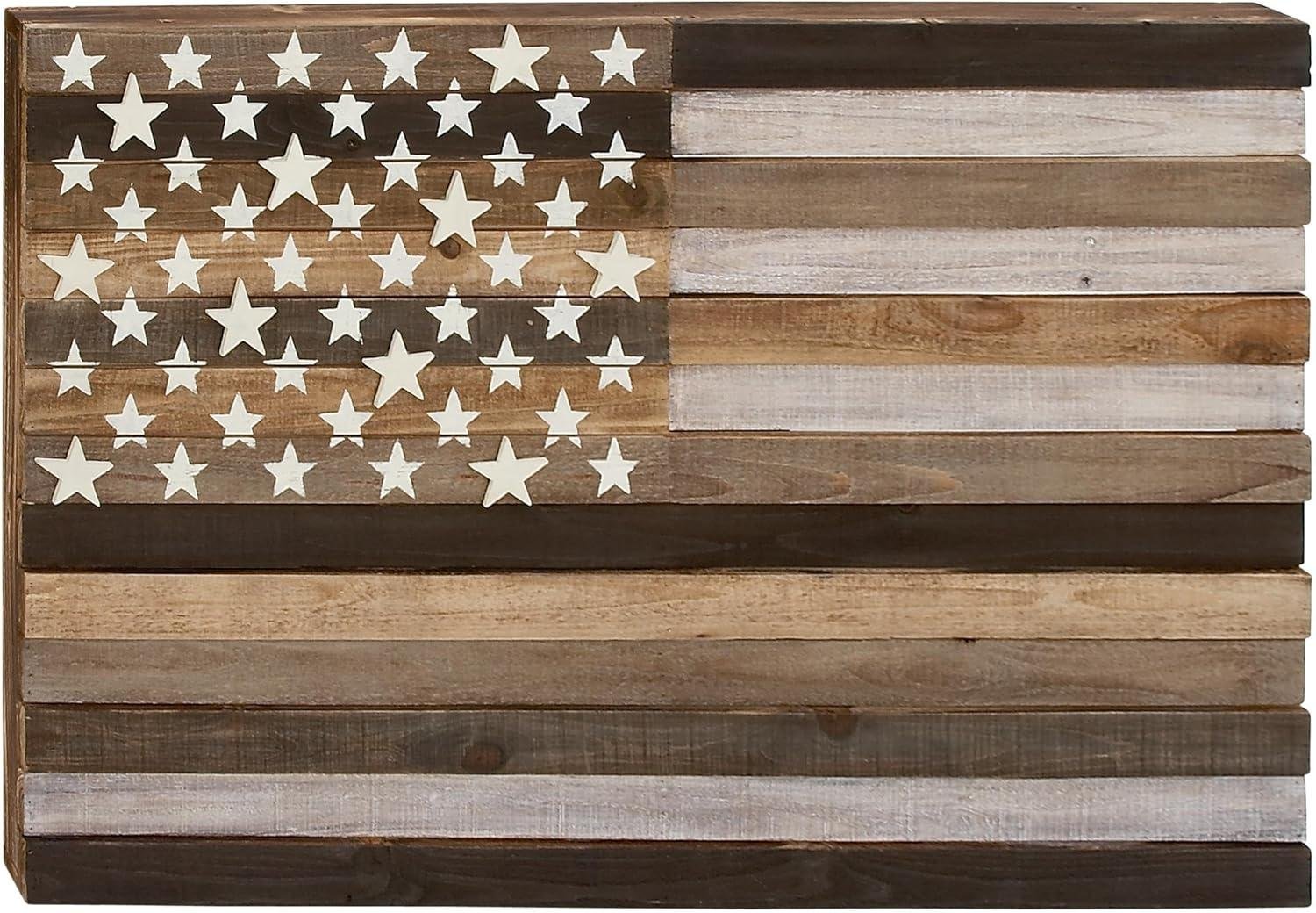 Our Honest Review: Deco 79 Wood American Flag Wall Art
