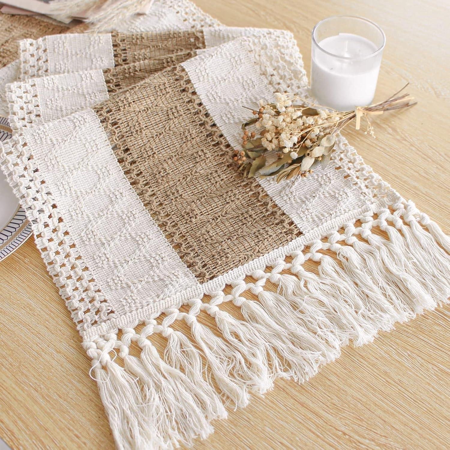 Our Review: FEXIA Boho Table Runner Adds Stylish Farmhouse Charm