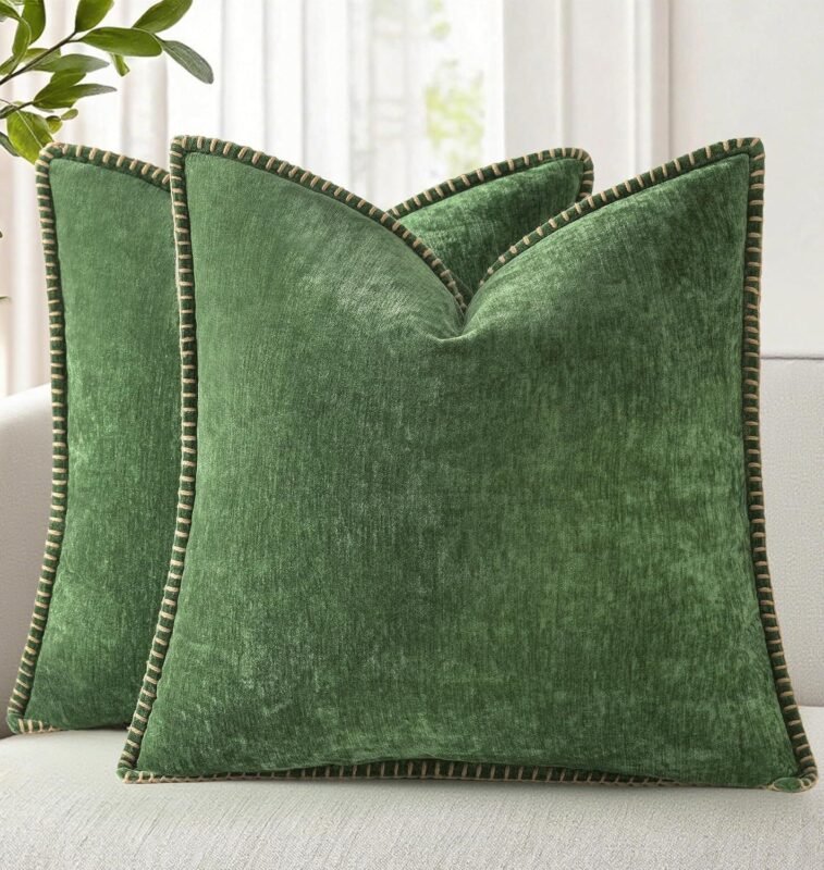 We Tested These Cozy Forest Elf Chenille Pillow Covers