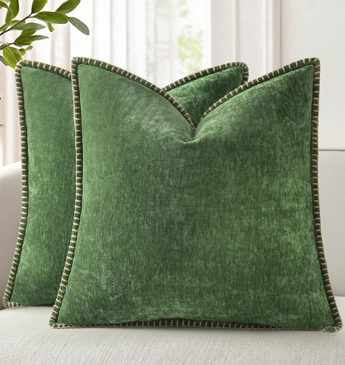 We Tested These Cozy Forest Elf Chenille Pillow Covers