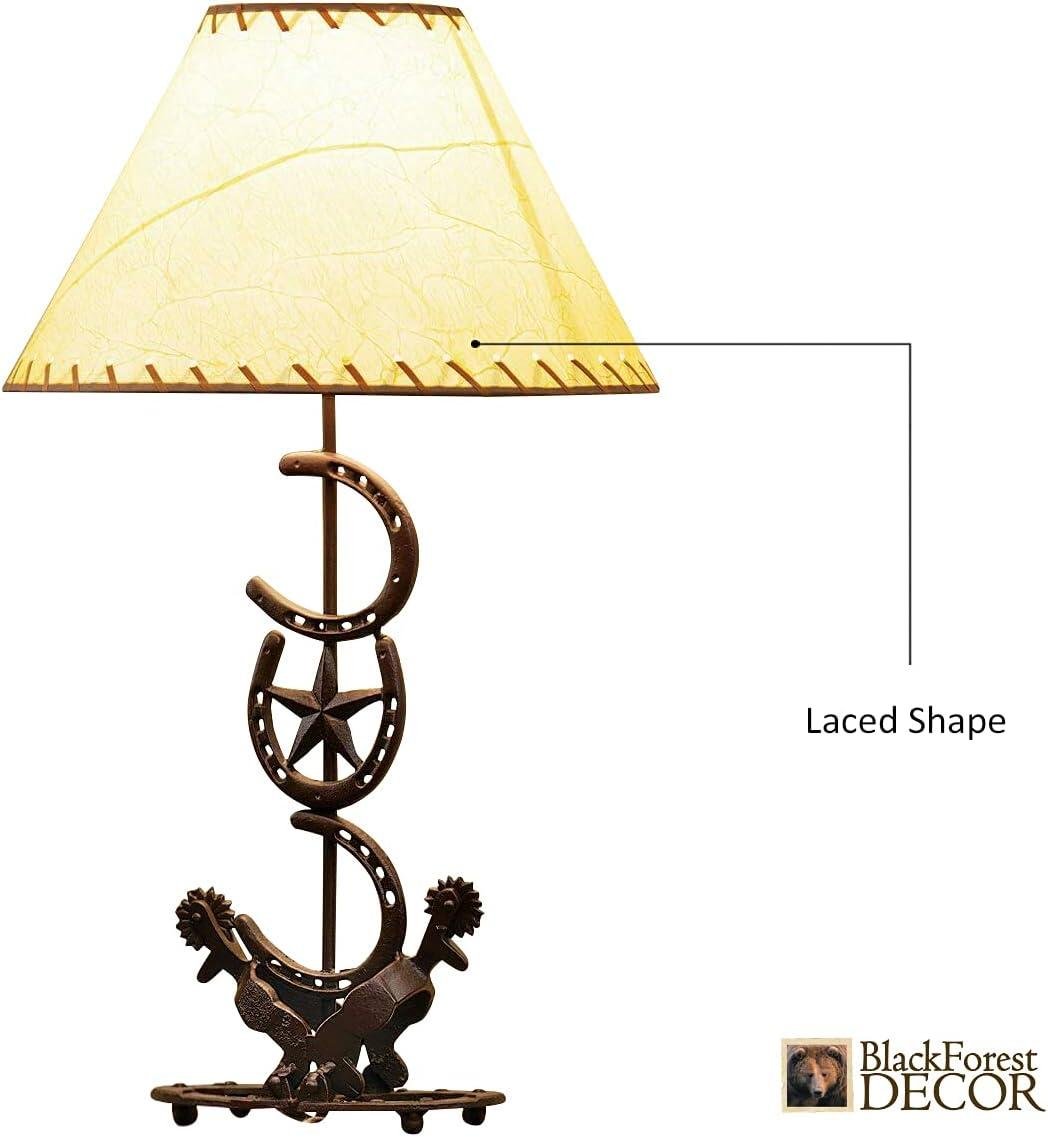 Our Review: BLACK FOREST DECOR Horseshoe Star Lamp for Rustic Charm