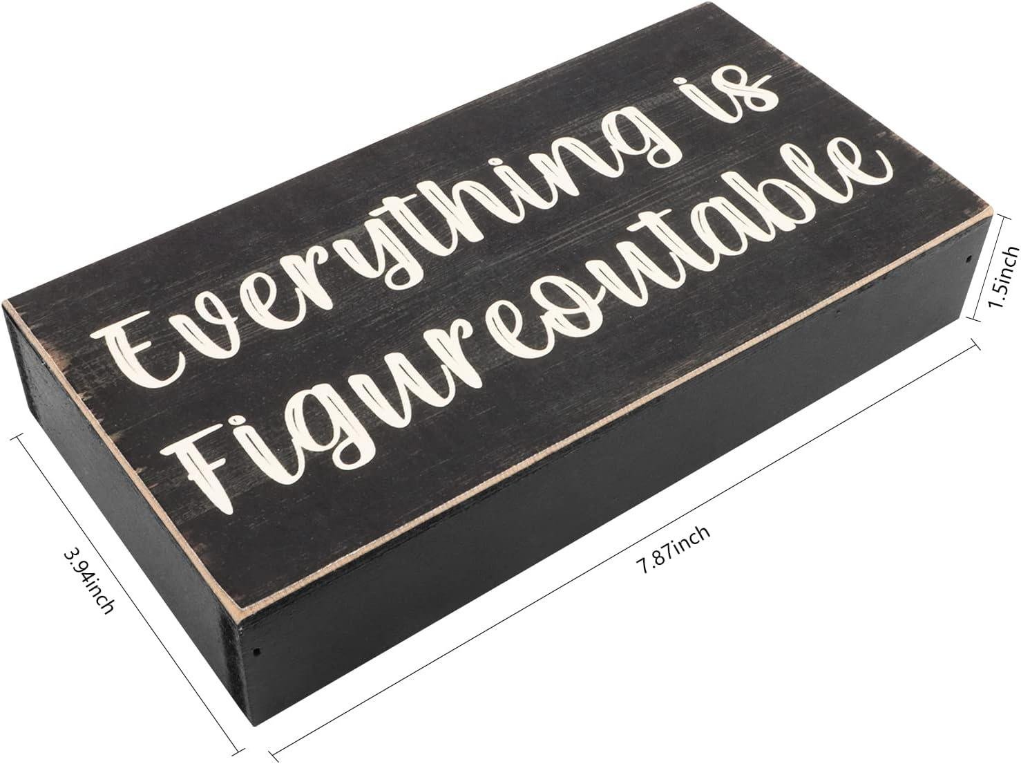 We Review the Esur 'Everything Is Figureoutable' Desk Sign