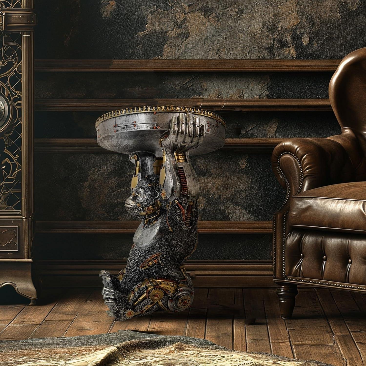 Our Review of the Steampunk Gorilla Side Table: Durable and Unique Decor