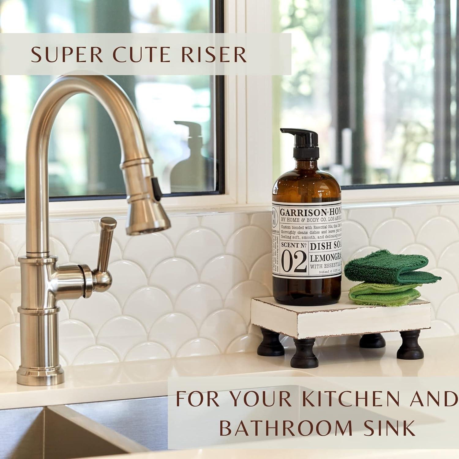 Elevating Your Home: Our Review of KIBAGA's Rustic Wood Riser