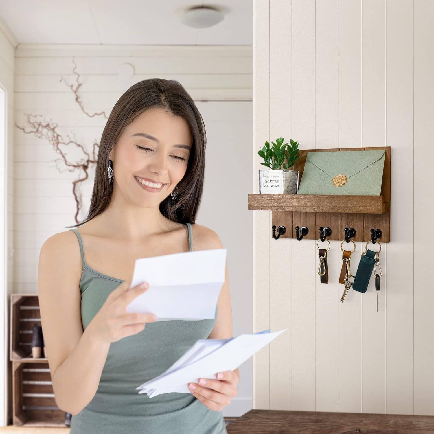 We've Found the Perfect Rustic Key Organizer for Your Entryway