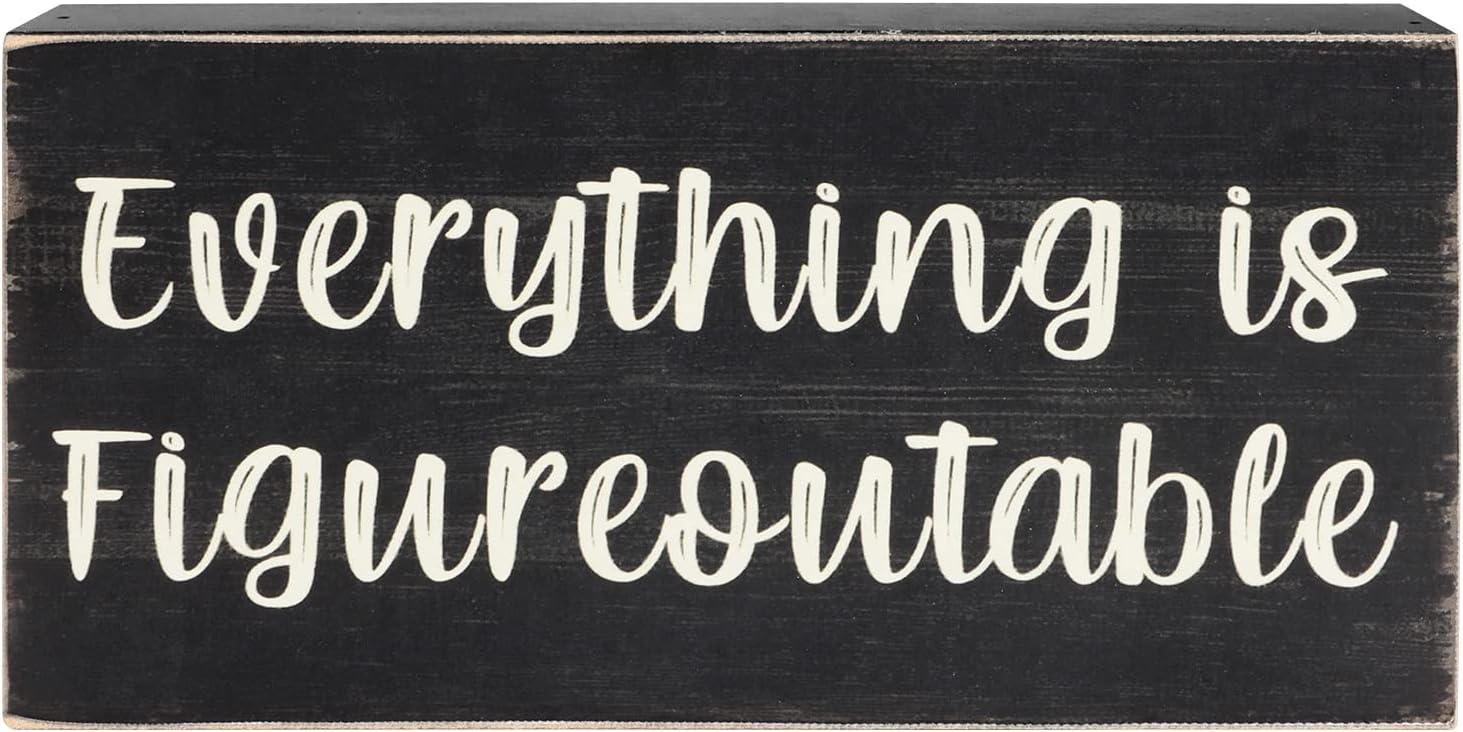 We Review the Esur 'Everything Is Figureoutable' Desk Sign