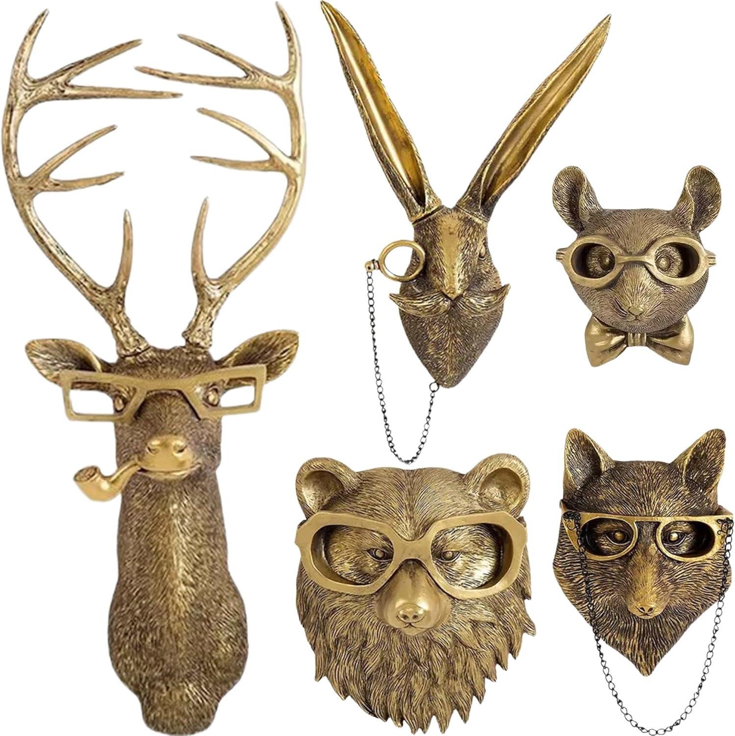 Our Review: Stylish Gold Animal Head Wall Decor for Modern Spaces