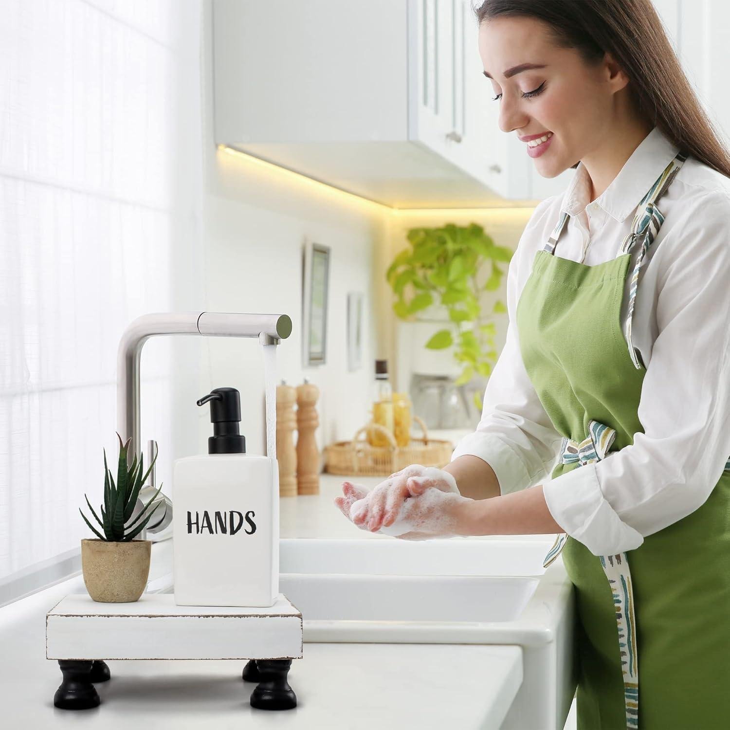 Elevating Your Home: Our Review of KIBAGA's Rustic Wood Riser