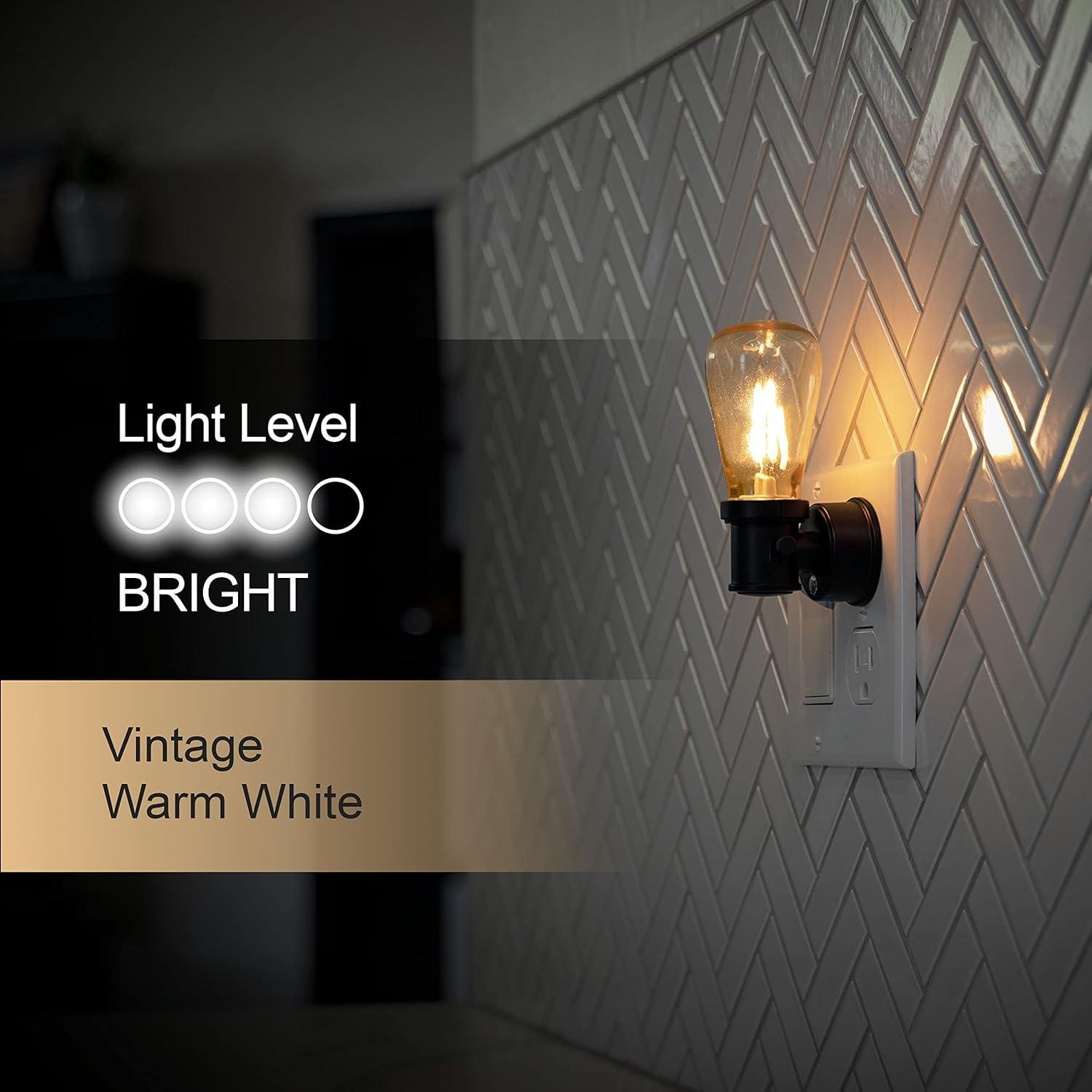 Illuminating Style: Our Review of GE's Vintage Edison Night Lights